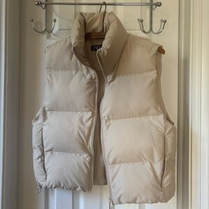 Zara Cream Vest NWT